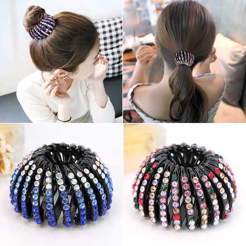 Fashion women's accessories, Korean hairpin, personalized bird's nest  design, hair rope Tie Ponytail Korean Style Plastic Material For Women |  Shopee Malaysia