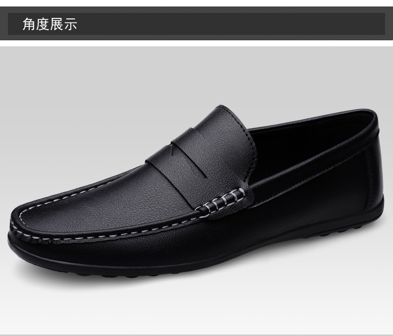 SCL Kasut Kulit Lelaki Men's Casual Loafer Boat Driving Shoes Slip On ...