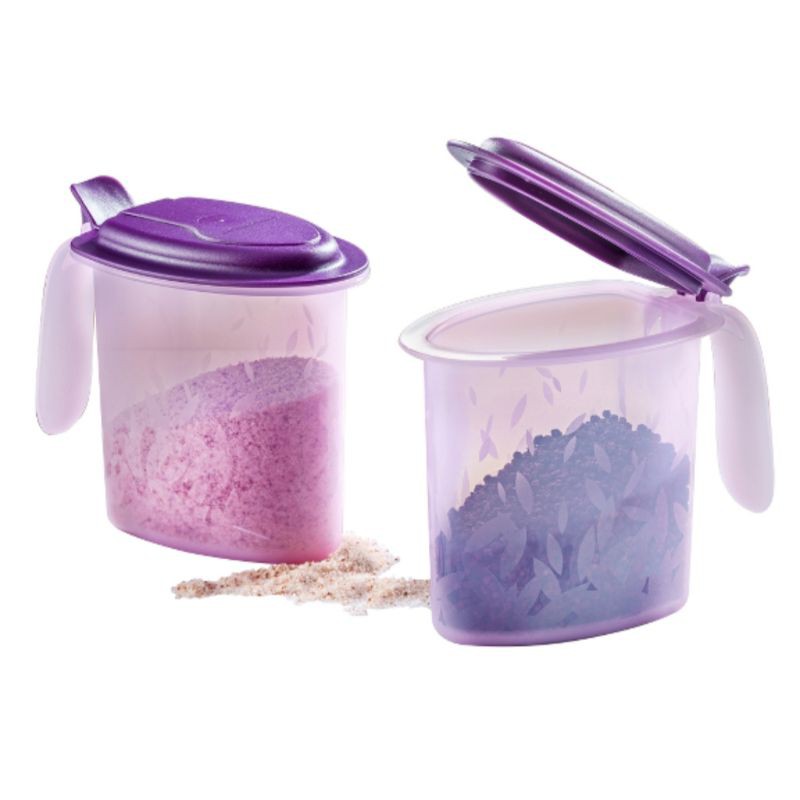 [Ready Stock] Tupperware Salt N Spice Set (2pcs ) 500ml