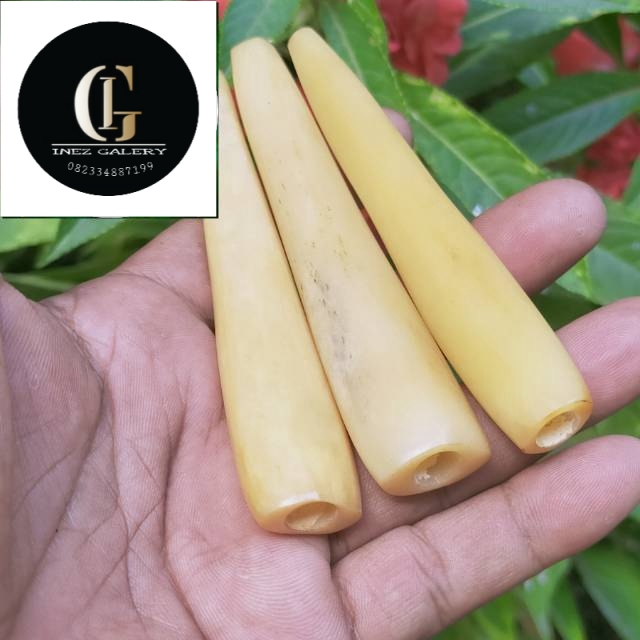 Once Pipe Bone Kerbau Ivory Color Hj 236 | Pipa once ...