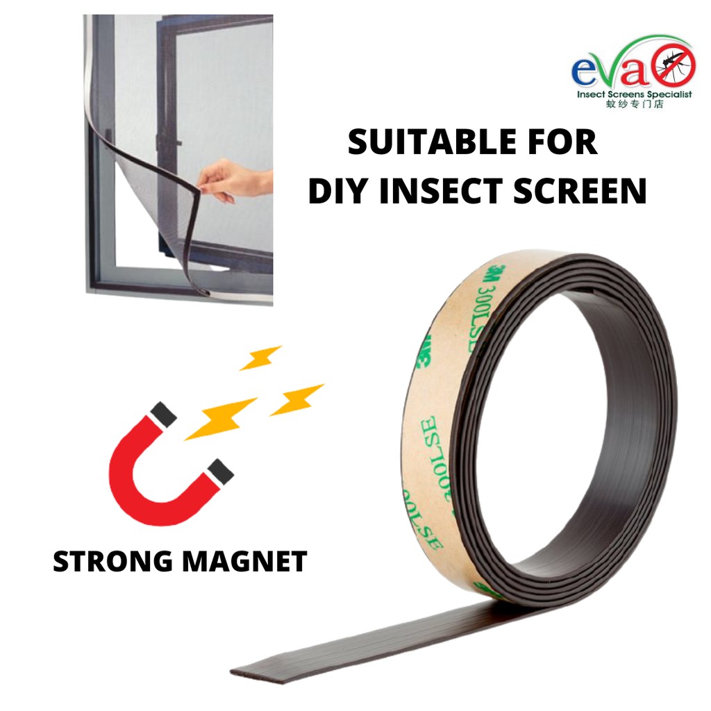 For Aluminium & Wood Frame (Self Adhesive Mosquito Net 3M Double