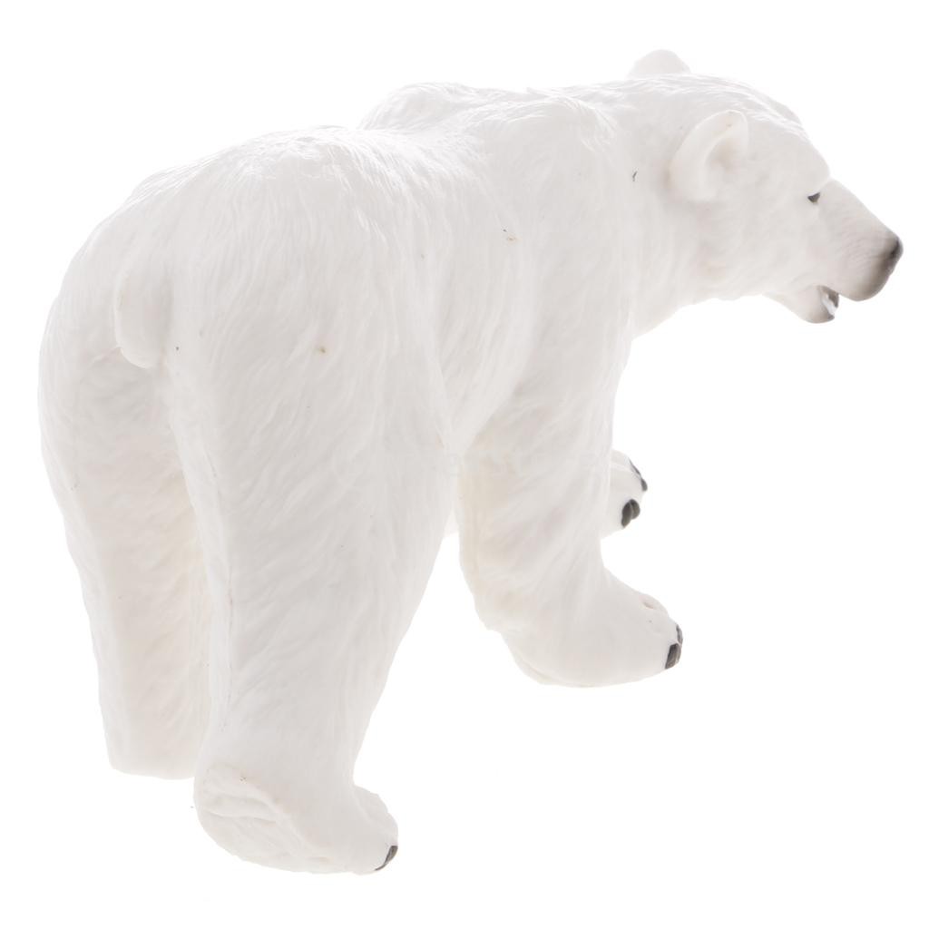 Lifelike Polar Bear Wild Zoo Animal Model Figure Children Educational Toy #1 