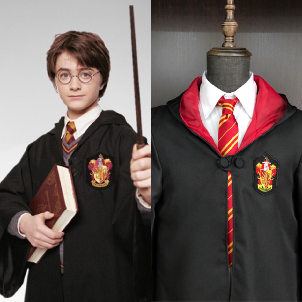 Harry Potter Hermione Granger Gryffindor Cosplay Costume Kid Adult Uniform ...