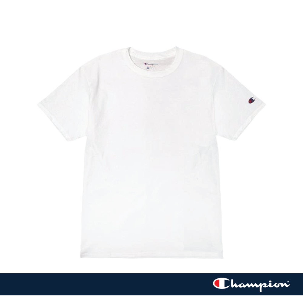 champion white tee