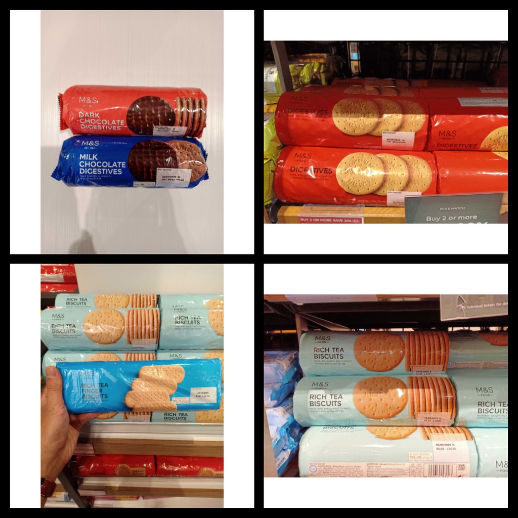 [Original] Marks&Spencer(M&S)Milk/Dark/Original Digestives/Rich Tea/High Bake Shopee Malaysia