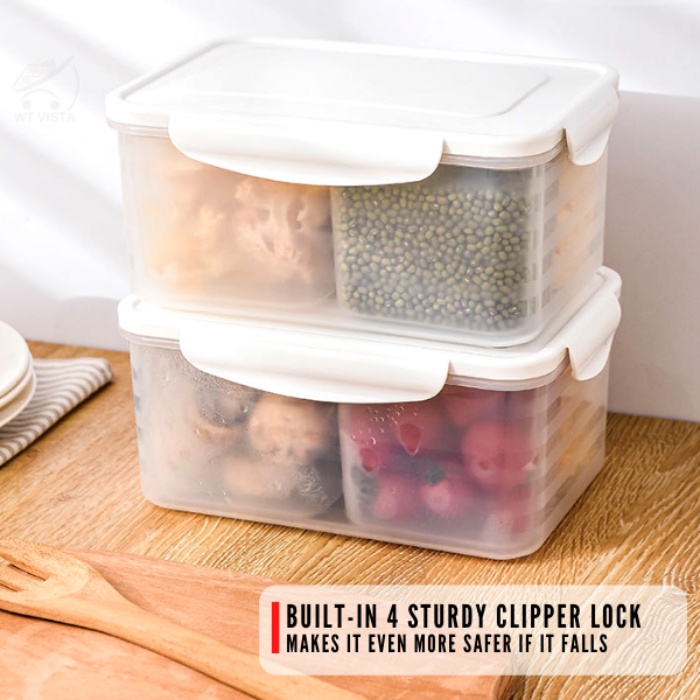 Food Container 4 In 1 Kitchen Refrigerator Food Storage Box Freezer ...