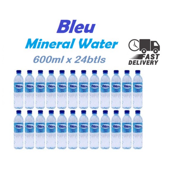 Buy Bleu Mineral Water 600ml X 24btls 1 Carton Seetracker Malaysia