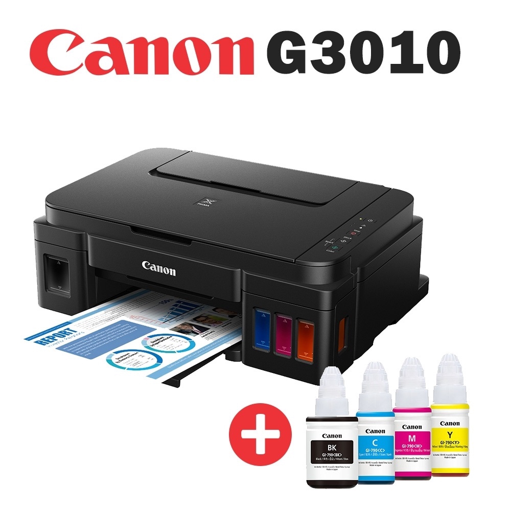 Canon Pixma G3010 All In One Ink Tank Wireless Printer Printscancopywifi Shopee Malaysia 6091