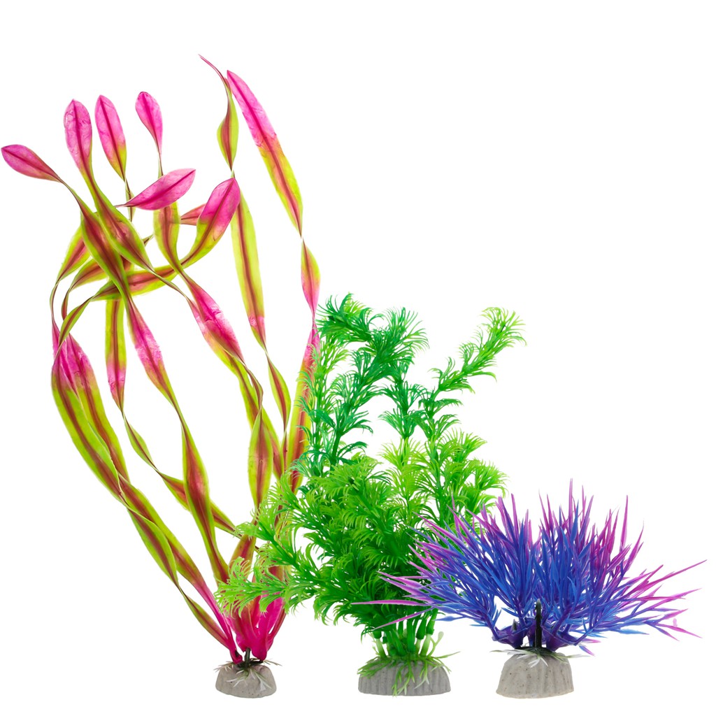 SENZEAL Artificial Aquarium Plants Simulated Water Grass Ornament