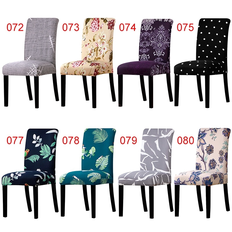 1pc Spandex Stretch Chair Cover  Slipcover Bunga  untuk 