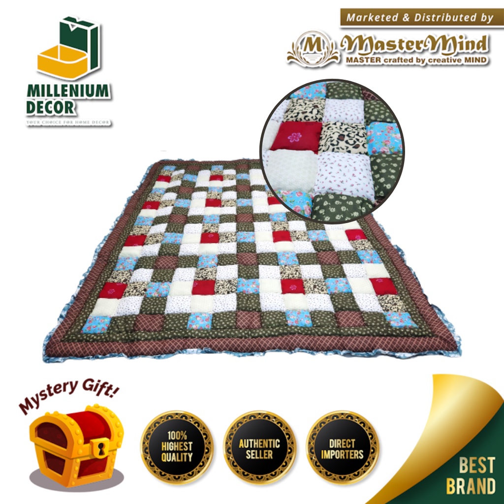 Toto Tilaam Patchwork Queen Size Tebal Lembut High Quality