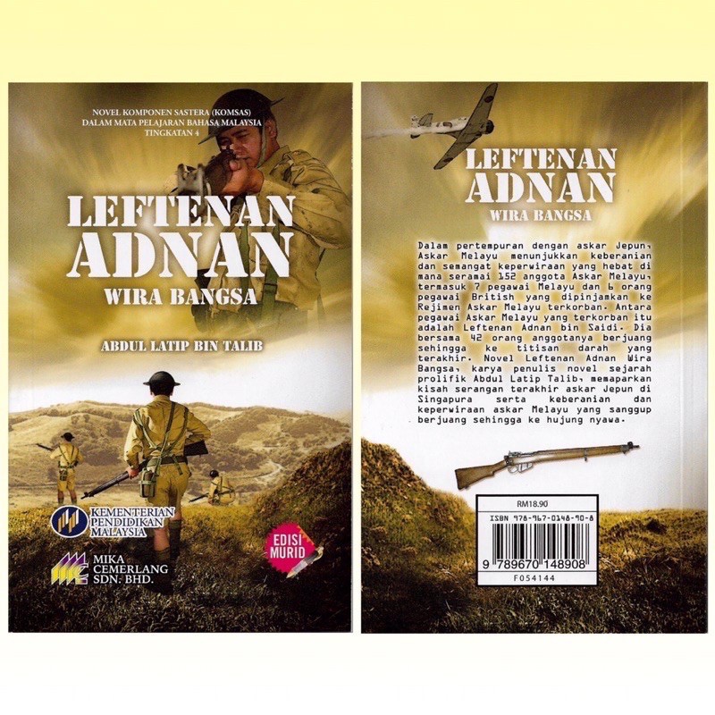 Buy Buku Teks Komsas Leftenan Adnan Wira Bangsa Tingkatan 4 Novel