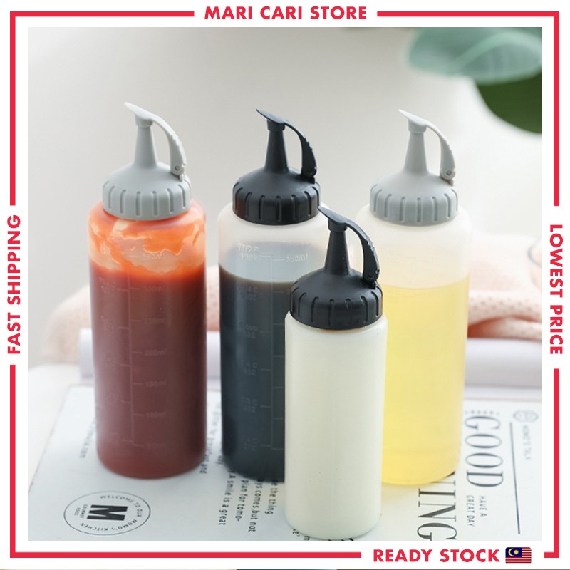 Plastic Sauce Container Botol Sos Squeeze Sauce Seasoning Bottle Botol ...