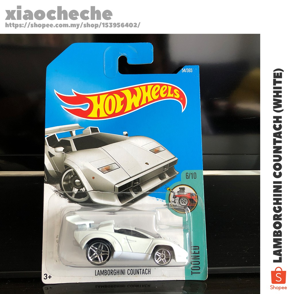 hot wheels lamborghini countach white