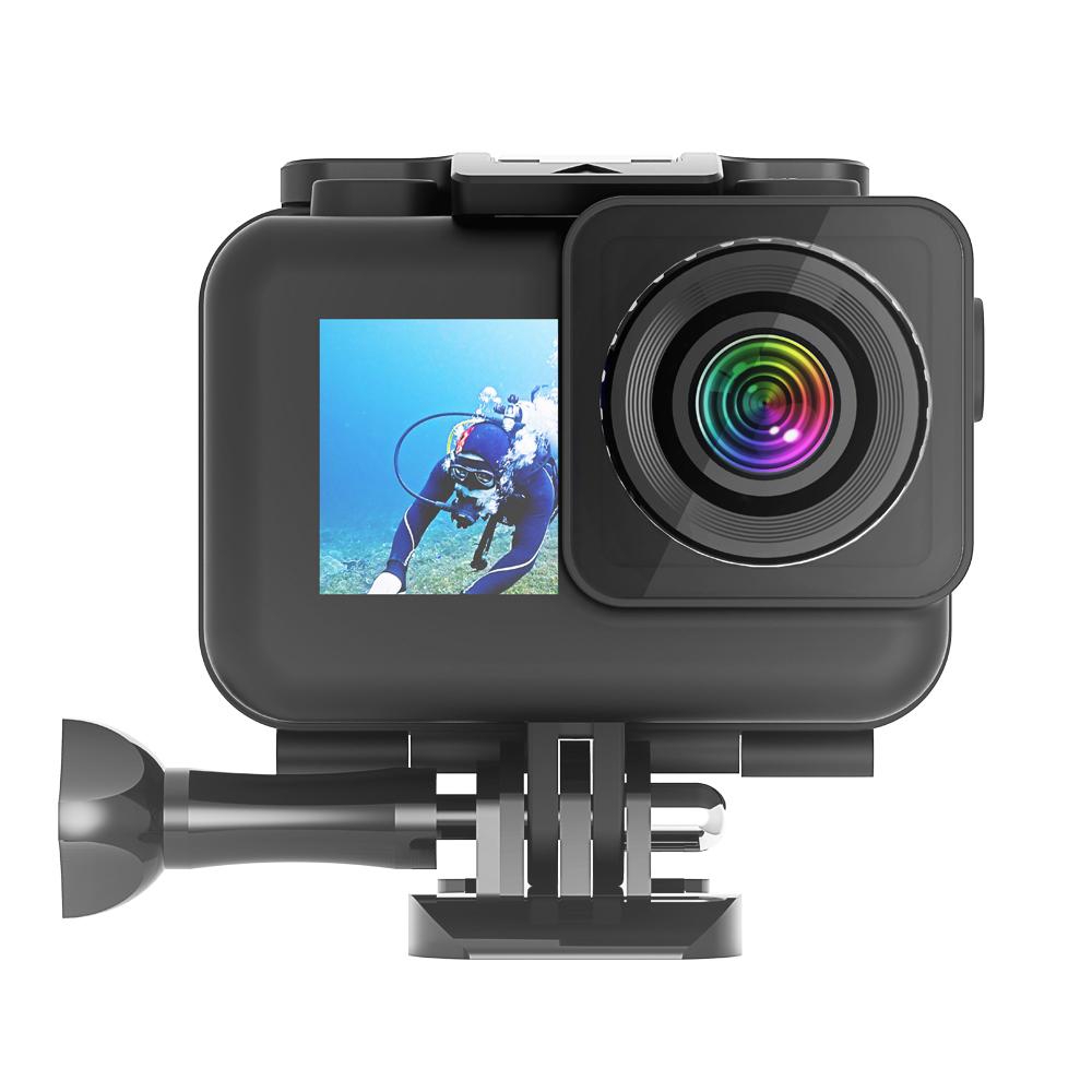 Yangers 40m Waterproof Protective Housing Dive Case for DJI OSMO Action Camera Silicone Underwater Protection Cage Cover Accessories 