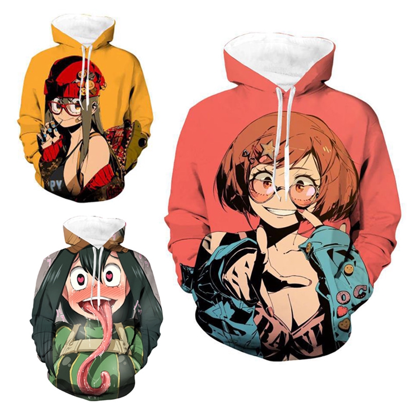 anime sweatshirts hoodie my hero academia bakugo katsuki cosplay costume  todoroki shoto jacket halloween woman top new