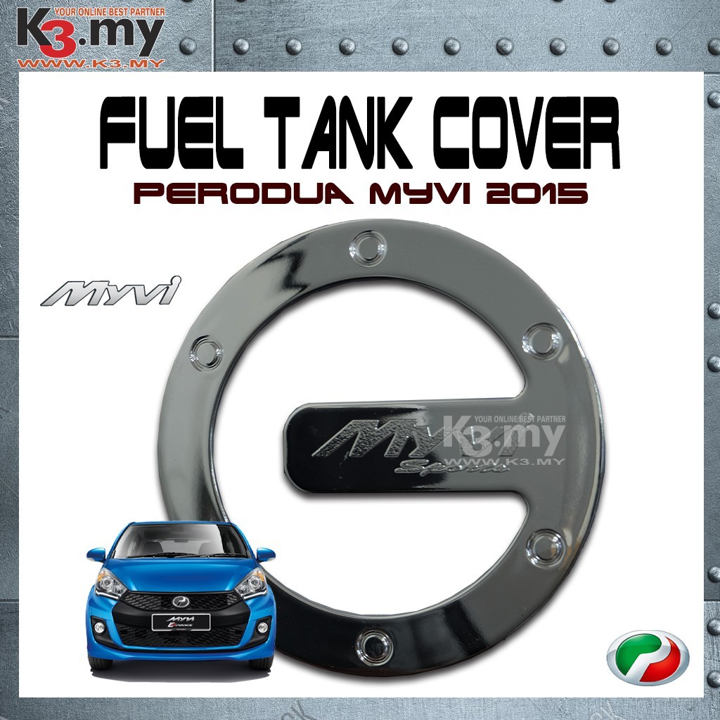 Perodua Myvi Old 20052016 Fuel Cap Tank Trim Cover Chrome Shopee