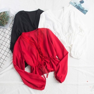 korean style women ladies chiffon shirt blouse baju baju korean style women ladies chiffon shirt blouse baju baju
