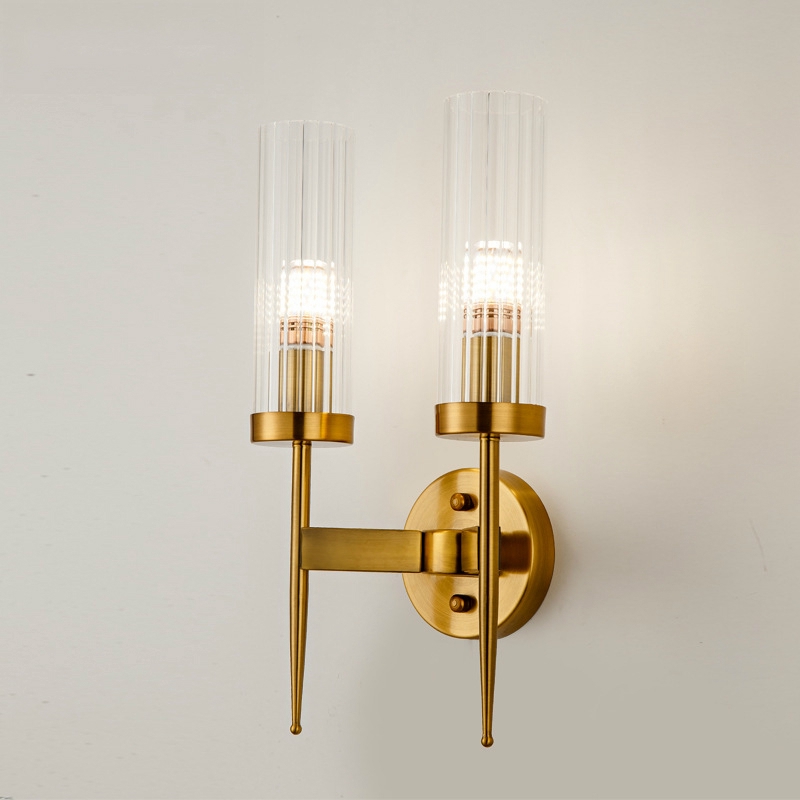 Modern Gold Wall Lamp Led Nordic Mirror 