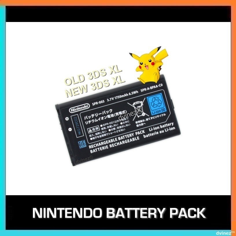 Nintendo New 3DS XL LL SPR003 1750mAh Replacement Battery Pack With