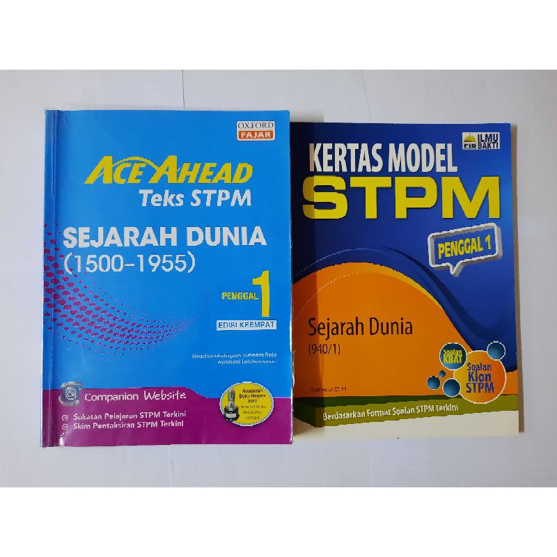 Stpm Sejarah Dunia Ace Ahead Penggal 1 2020 Shopee Malaysia