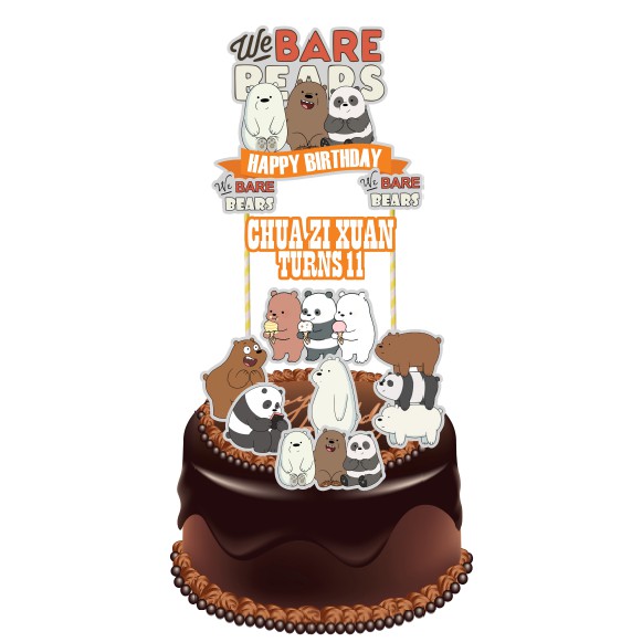 Featured image of post We Bare Bear Birthday Cake We bare bears themed birthday cake