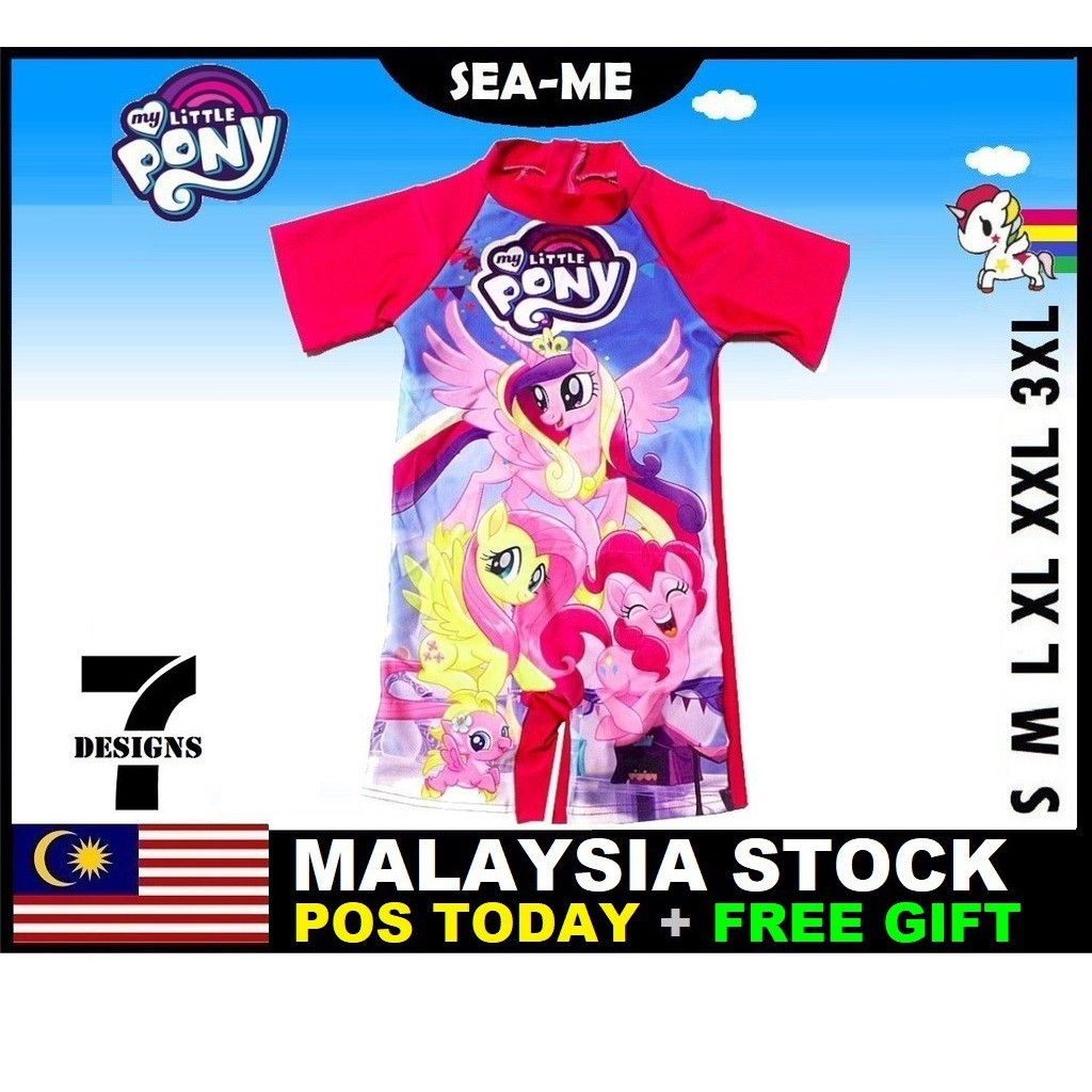 POS FRM PENANG   SEA ME Kid s Swimming  Suit  Muslimah  