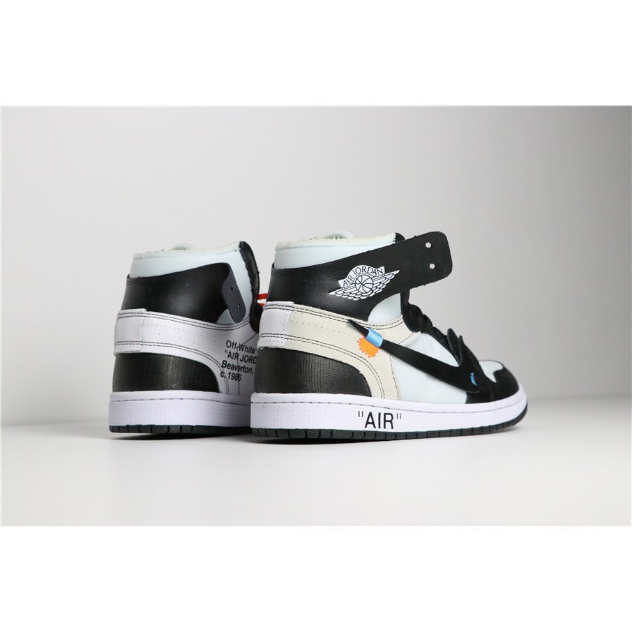 △▻Off-White x Nike Air Jordan 1 Black 