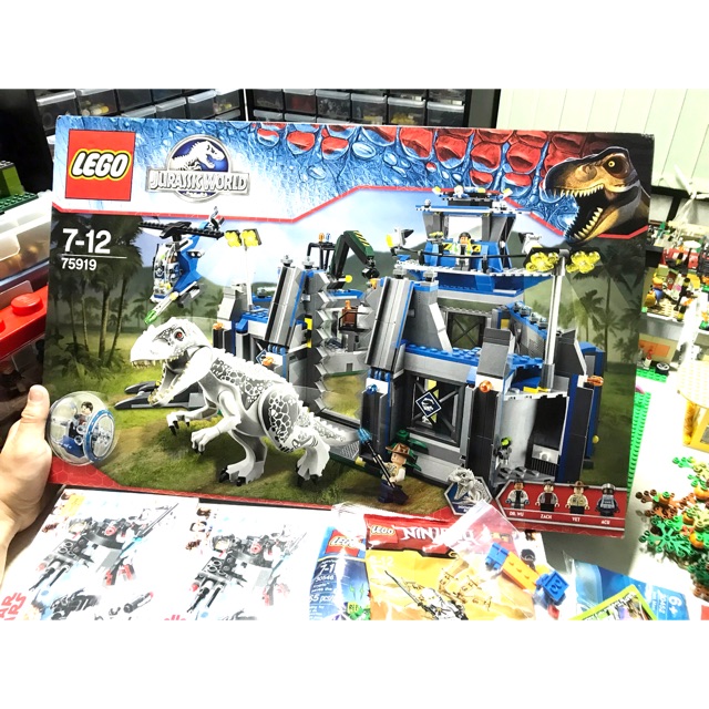 lego jurassic world indominus rex breakout