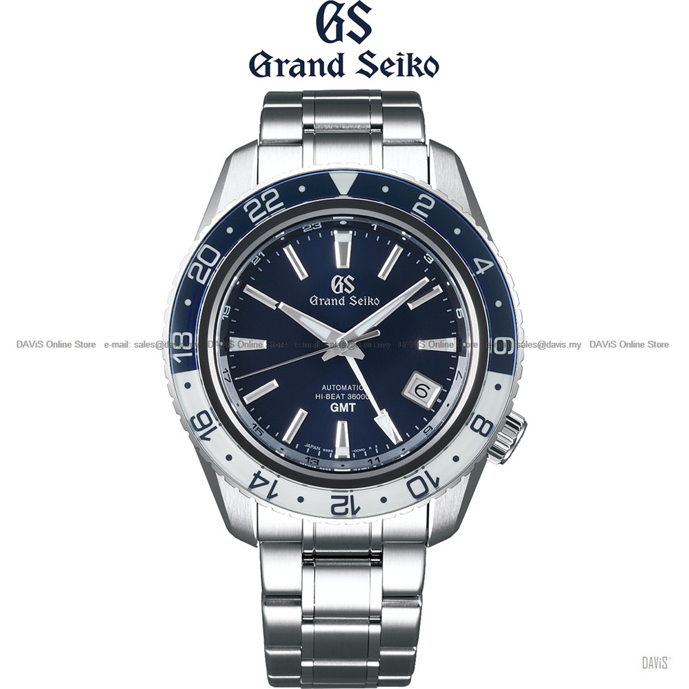 Grand Seiko SBGJ237 Men's Watch Sport GMT Triple Time Zone Hi-Beat  Automatic SS Bracelet Blue *Original | Shopee Malaysia