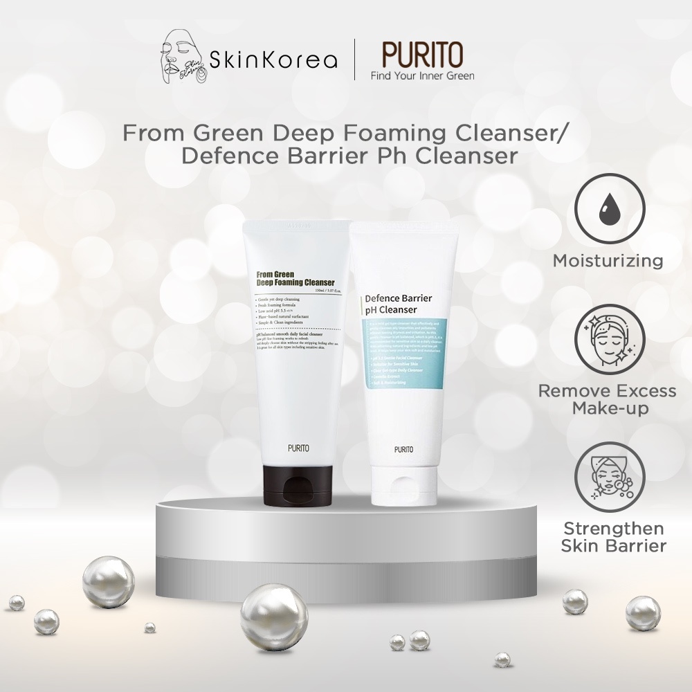 Purito Cleansers ( Defence Barrier Ph Cleanser 150ml, From Green Deep ...