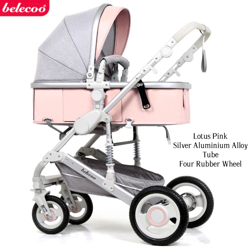 Strollers - Stroller - 3 in 1 Function Foldable Baby Pram with Car Seat ...