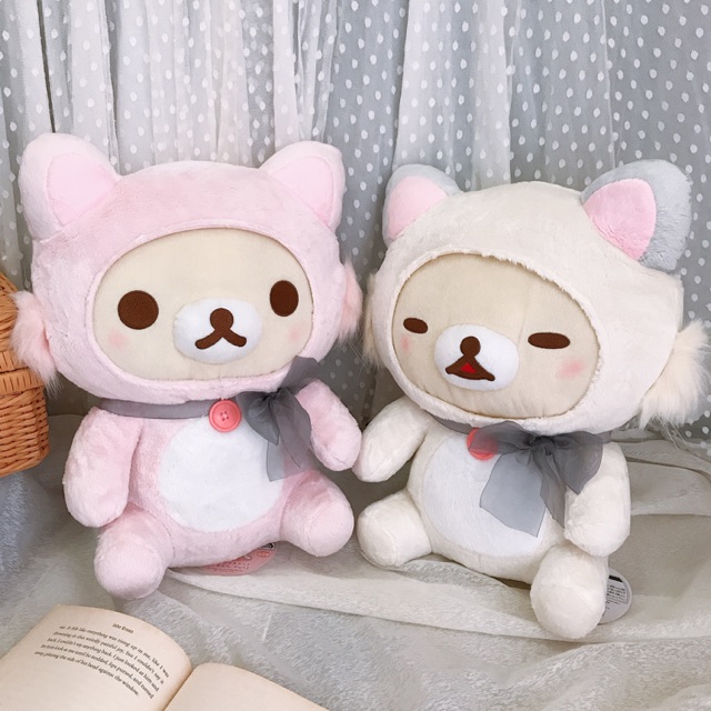 rilakkuma and korilakkuma plush