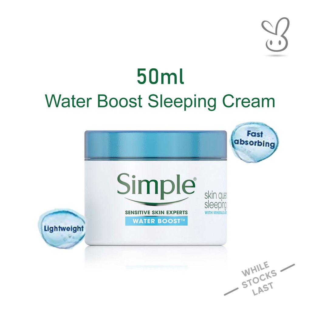 simple quench sleeping cream