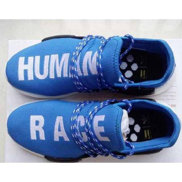 adidas human race blue
