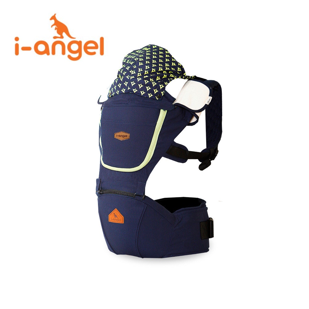 //Original// IANGEL Josh Hip Seat Baby Carrier Navy Shopee Malaysia