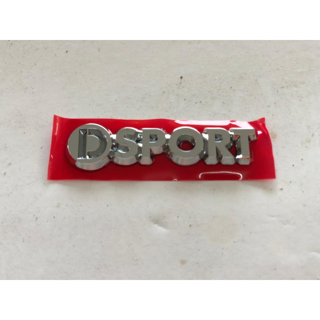 Daihatsu dsport Emblem D-Sport D sport For Perodua Myvi Daihatsu Sirion ...