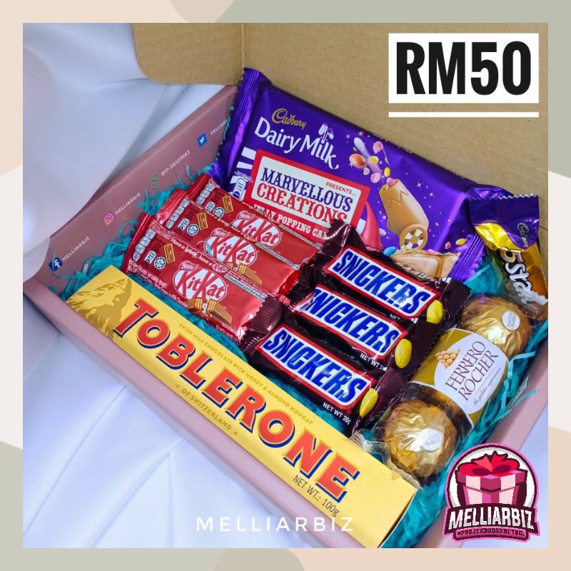 CHOCOLATE SURPRISE BOX/GIFT BOX/HADIAH/COKLAT | Shopee Malaysia