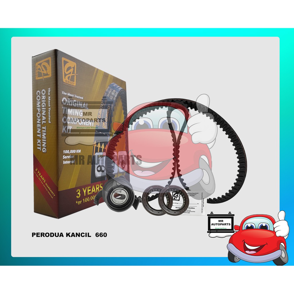Perodua Kancil 660 850 GAIDO Timing Kit Set / Timing Belt Shopee Malaysia