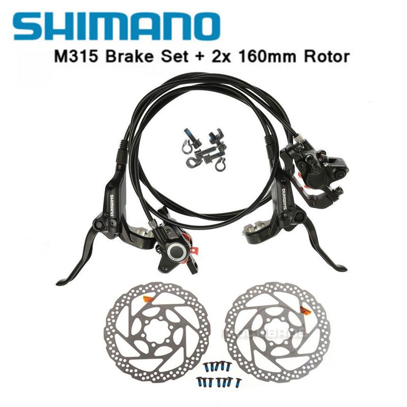 shimano m315 brake set