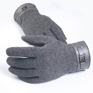 Sarung Tangan Musim Sejuk Men Winter Glove Touch Screen Cotton Fleece Gloves Shopee Malaysia