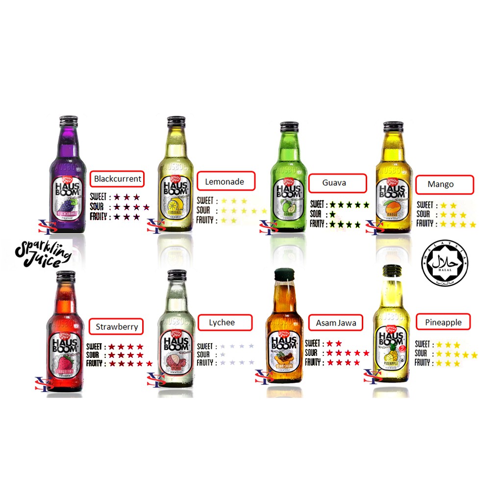 HausBoom Sparkling Juice 275ml (Halal) Shopee Malaysia