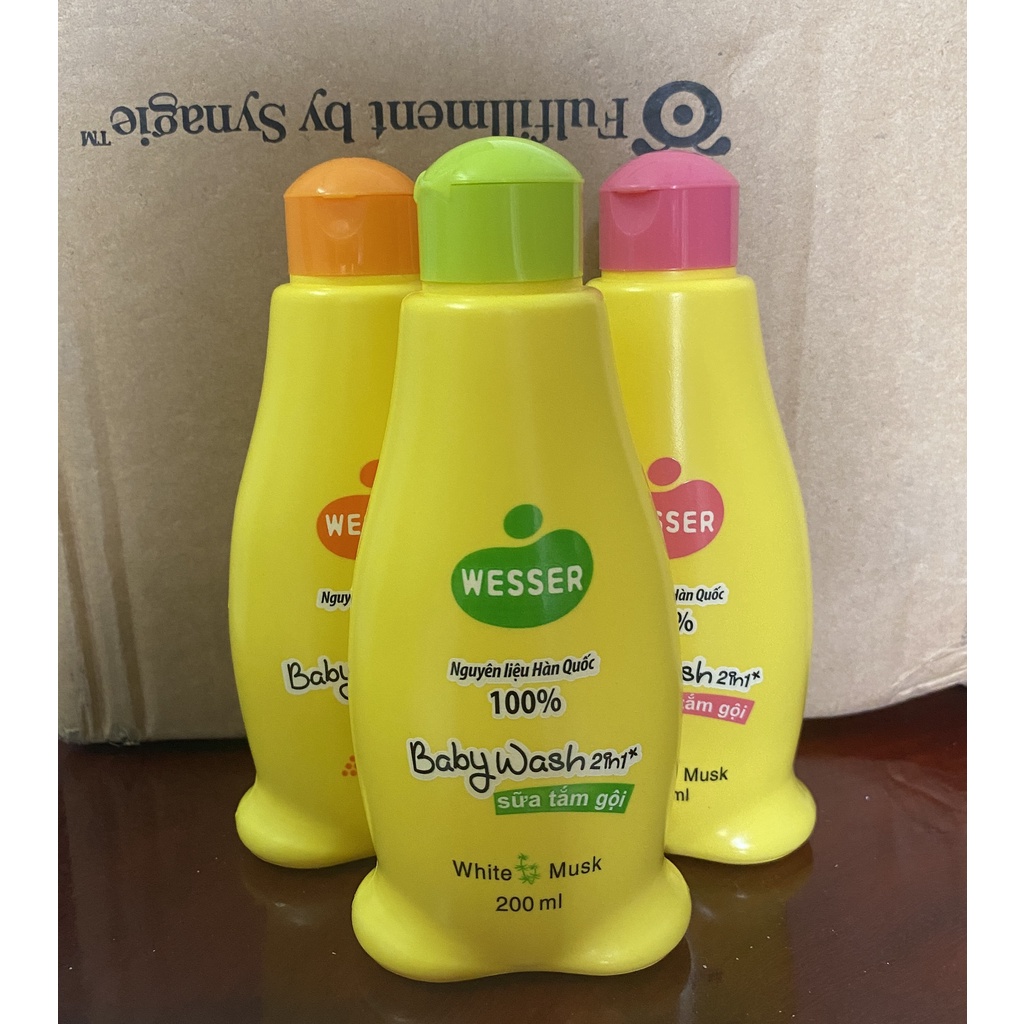 Wesser Baby Shower Gel 200ml Shopee Malaysia