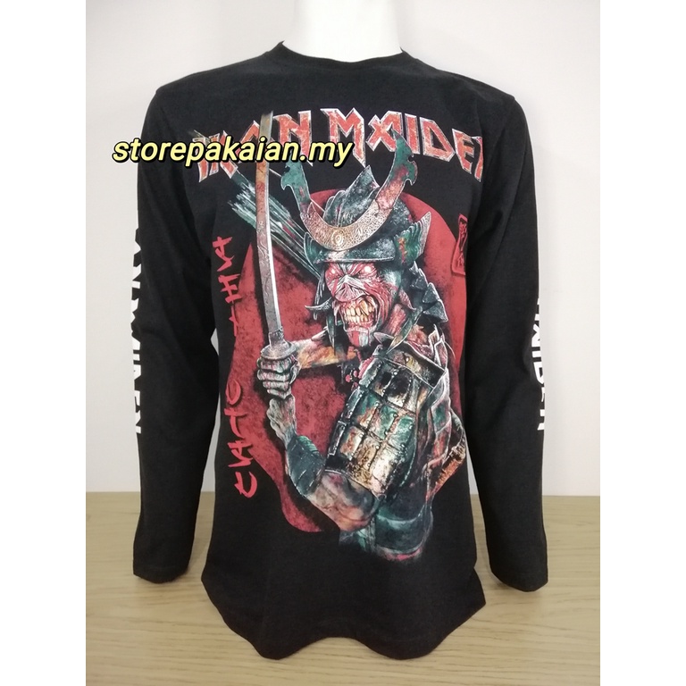 Grand T-shirt Iron Maiden Senjutsu - Noir, Coton, Taille L (homme)