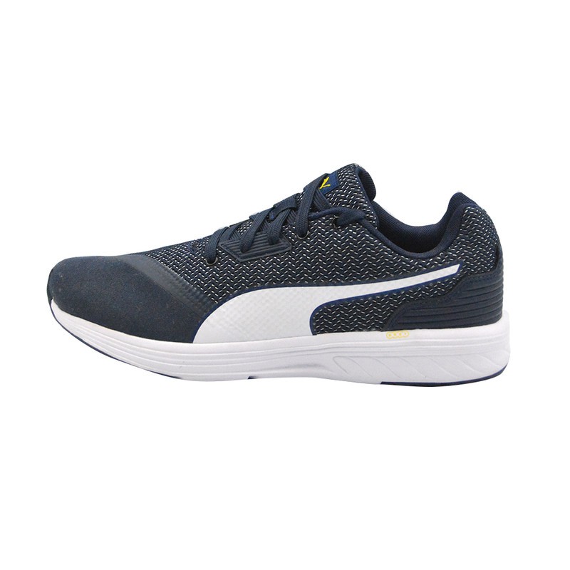 puma navy blue running shoes
