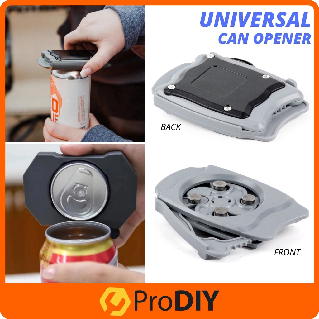 Universal Topless Can Opener Stainless Steel Corkscrew Bottle Can Remover Cutter Kitchen Accessories Pembuka Tin Minuman