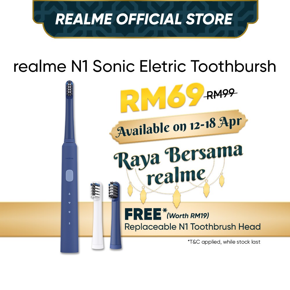 realme n1 toothbrush head