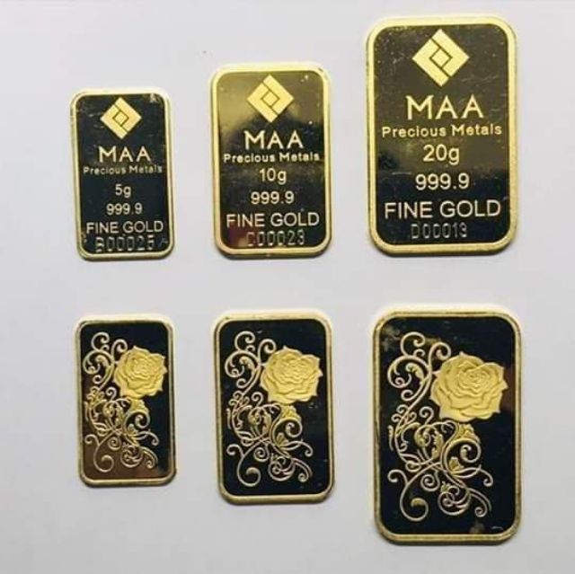 Gold Bar 999 1 Gram Dengan Harga Kilang Shopee Malaysia