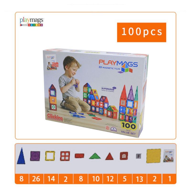 playmags 3d magnetic tiles