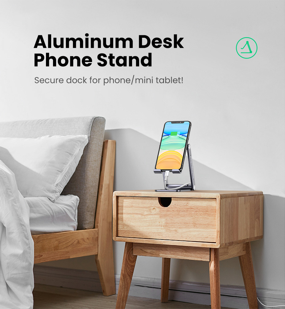 UGREEN Desk Phone Stand Holder Docks Stands Aluminium Cell Phone